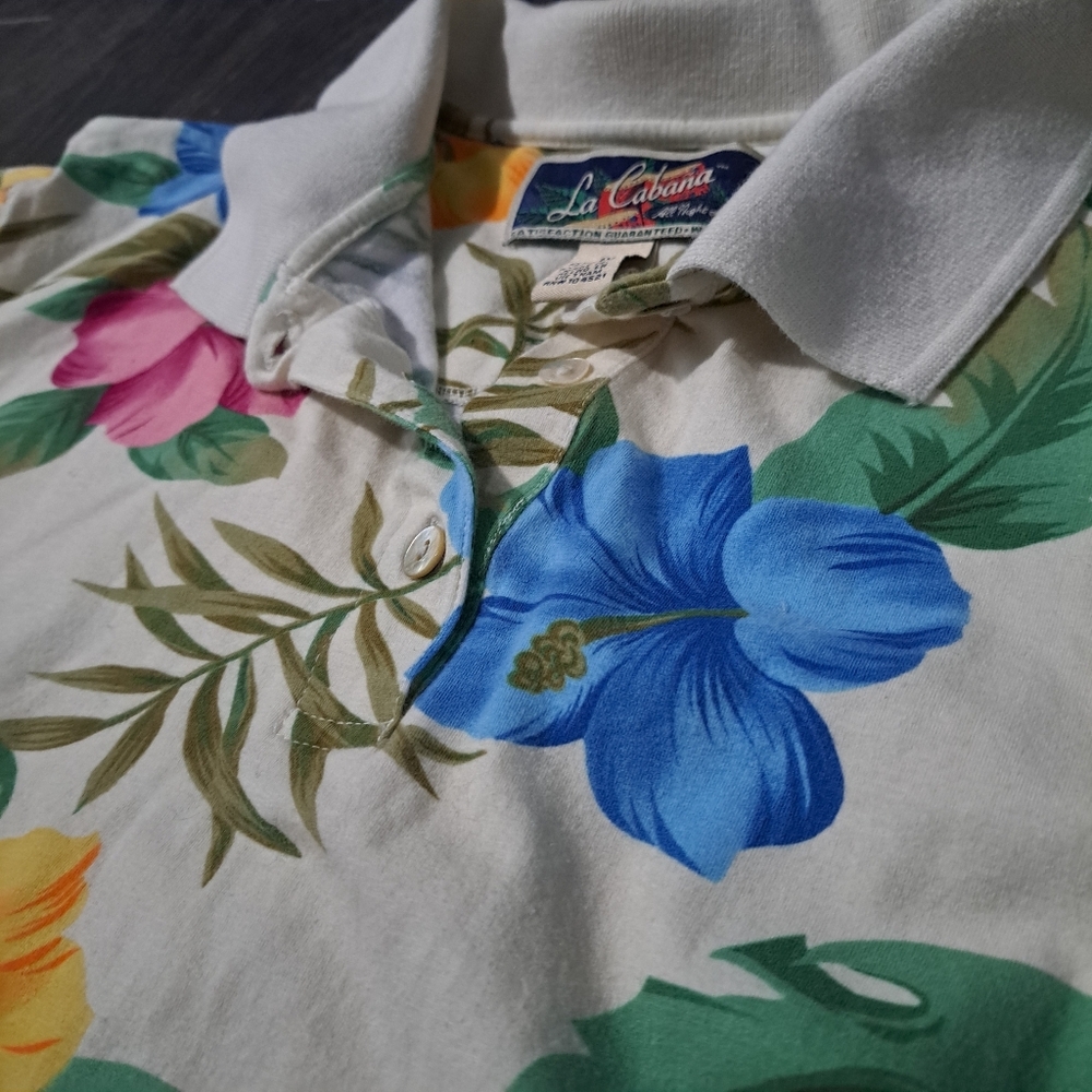 La Cabana Floral Polo Shirt - Picture 5 of 6